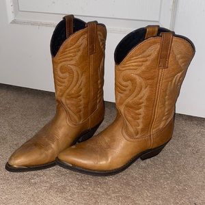 Vintage Leather bottom cowboy boots